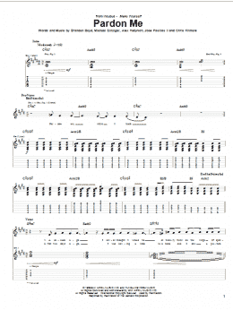 page one of Pardon Me (Guitar Tab)