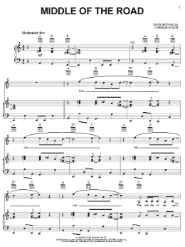 page one of Middle Of The Road (Piano, Vocal & Guitar Chords (Right-Hand Melody))