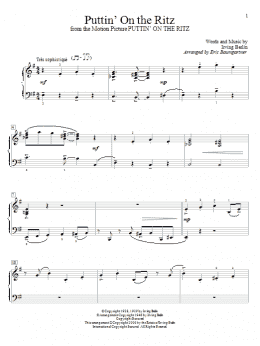 page one of Puttin' On The Ritz (Educational Piano)