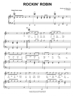 page one of Rockin' Robin (Piano, Vocal & Guitar Chords (Right-Hand Melody))