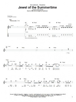 page one of Jewel Of The Summertime (Guitar Tab)