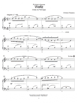 page one of Waltz (Educational Piano)