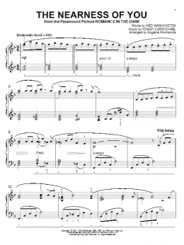 page one of The Nearness Of You (Piano Solo)