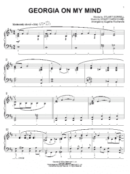 page one of Georgia On My Mind (Piano Solo)