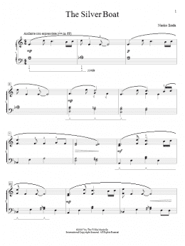 page one of The Silver Boat (Educational Piano)