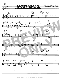 page one of Gravy Waltz (Real Book – Melody & Chords – C Instruments)