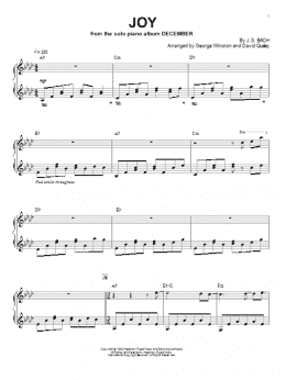 page one of Joy (Piano Solo)