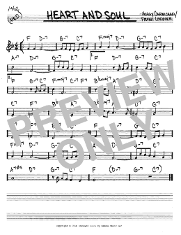 page one of Heart And Soul (Real Book – Melody & Chords – C Instruments)