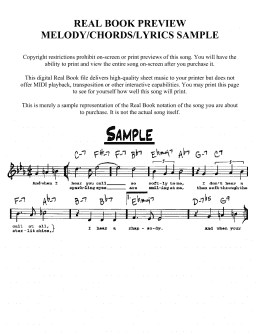 page one of Look For The Silver Lining (Real Book – Melody, Lyrics & Chords)