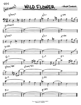 page one of Wild Flower (Real Book – Melody & Chords – Bass Clef Instruments)