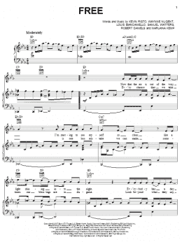 page one of Free (Piano, Vocal & Guitar Chords (Right-Hand Melody))