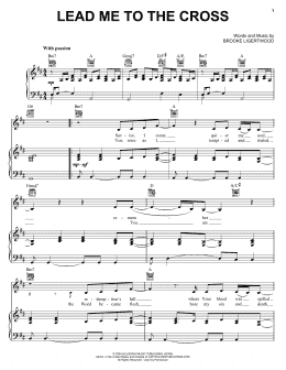 page one of Lead Me To The Cross (Piano, Vocal & Guitar Chords (Right-Hand Melody))