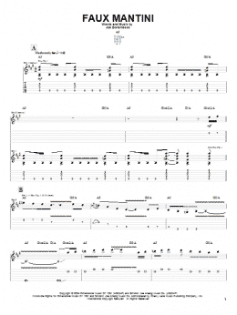 page one of Faux Mantini (Guitar Tab)