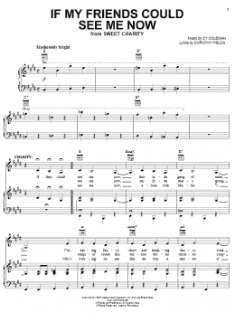 page one of If My Friends Could See Me Now (Piano, Vocal & Guitar Chords (Right-Hand Melody))
