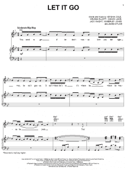 page one of Let It Go (Piano, Vocal & Guitar Chords (Right-Hand Melody))