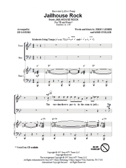 page one of Jailhouse Rock (TB Choir)