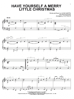 page one of Have Yourself A Merry Little Christmas (Piano Solo)