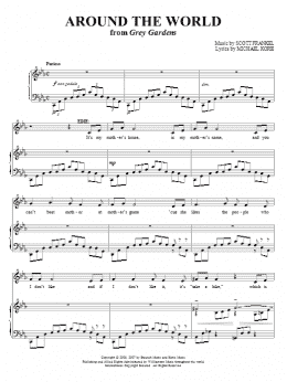 page one of Around The World (Piano & Vocal)