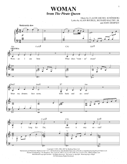 page one of Woman (Piano & Vocal)