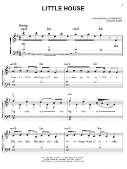 page one of Little House (Easy Piano)