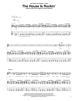 page one of The House Is Rockin' (Guitar Tab)