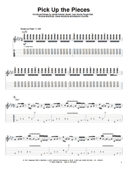 page one of Pick Up The Pieces (Guitar Tab (Single Guitar))