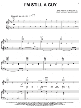 page one of I'm Still A Guy (Piano, Vocal & Guitar Chords (Right-Hand Melody))