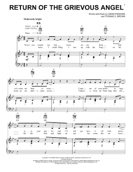 page one of Return Of The Grievous Angel (Piano, Vocal & Guitar Chords (Right-Hand Melody))