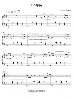 page one of Snappy (Educational Piano)