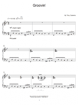 page one of Groovin' (Educational Piano)