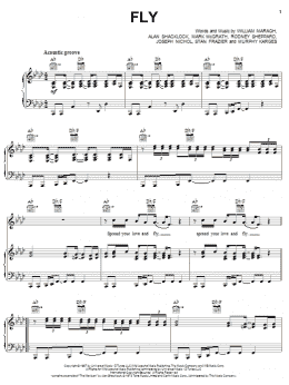 page one of Fly (Piano, Vocal & Guitar Chords (Right-Hand Melody))