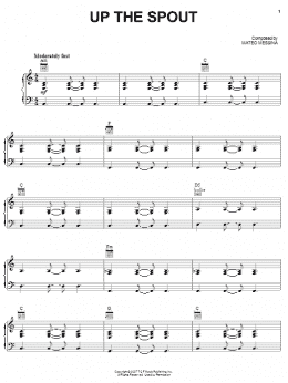 page one of Up The Spout (Piano, Vocal & Guitar Chords (Right-Hand Melody))