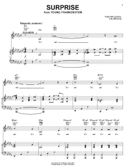 page one of Surprise (Piano, Vocal & Guitar Chords (Right-Hand Melody))