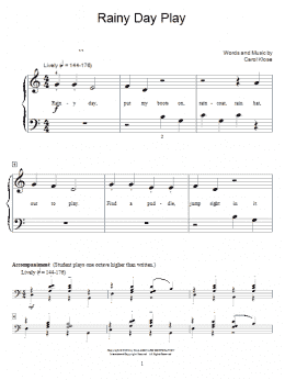 page one of Rainy Day Play (Educational Piano)
