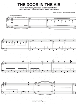 page one of The Door In The Air (Piano Solo)