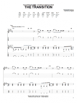 page one of The Transition (Guitar Tab)