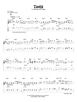 page one of James (Guitar Tab)