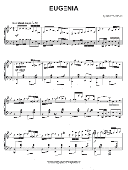 page one of Eugenia (Piano Solo)