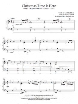 page one of Christmas Time Is Here (Educational Piano)