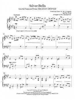 page one of Silver Bells (Educational Piano)