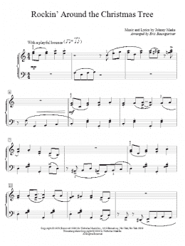 page one of Rockin' Around The Christmas Tree (Educational Piano)