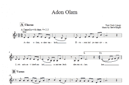 page one of Adon Olam (Lead Sheet / Fake Book)