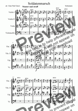 page one of Soldiers' March - Download sheet music