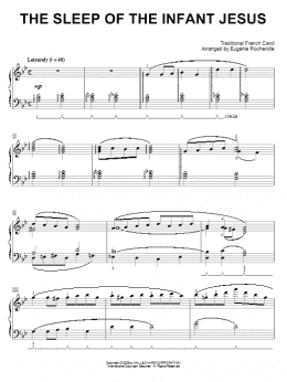 page one of The Sleep Of The Infant Jesus (Piano Solo)