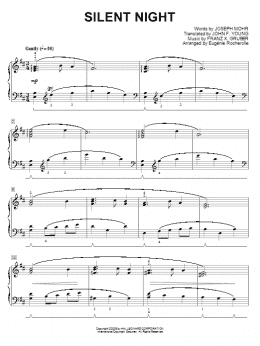 page one of Silent Night (Piano Solo)