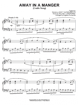 page one of Away In A Manger (Piano Solo)