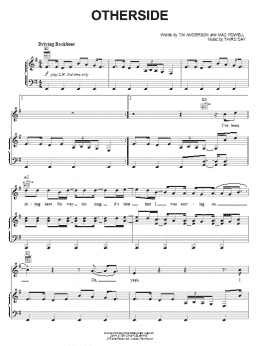 page one of Otherside (Piano, Vocal & Guitar Chords (Right-Hand Melody))