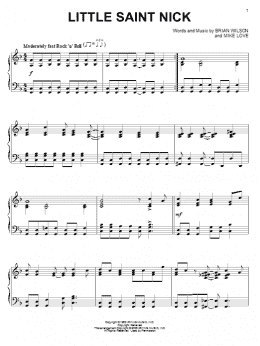 page one of Little Saint Nick (Piano Solo)