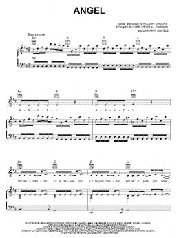 page one of Angel (Piano, Vocal & Guitar Chords (Right-Hand Melody))