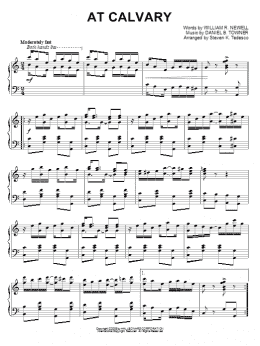page one of At Calvary [Ragtime version] (Piano Solo)
